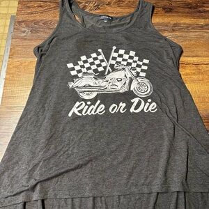 Ride or Die Graphic Tank Top